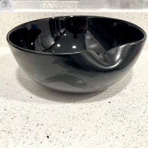 Vintage Elsa Peretti For TIFFANY & CO. 9” Black Thumbprint Bowl